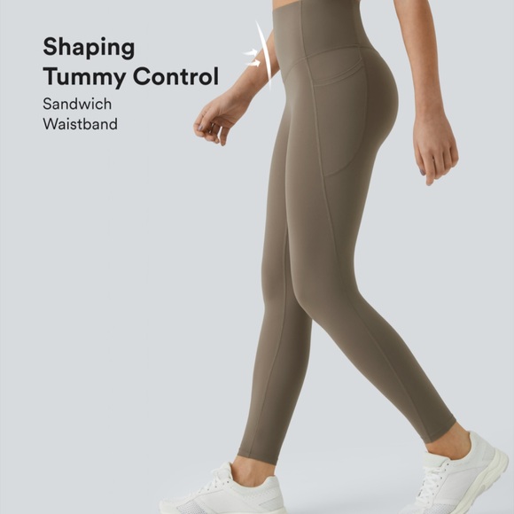 HALARA High-Waisted Tummy Control Leggings - Full Length - Picture 1 of 5